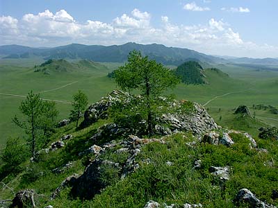 Холмы Усть-Канской степи